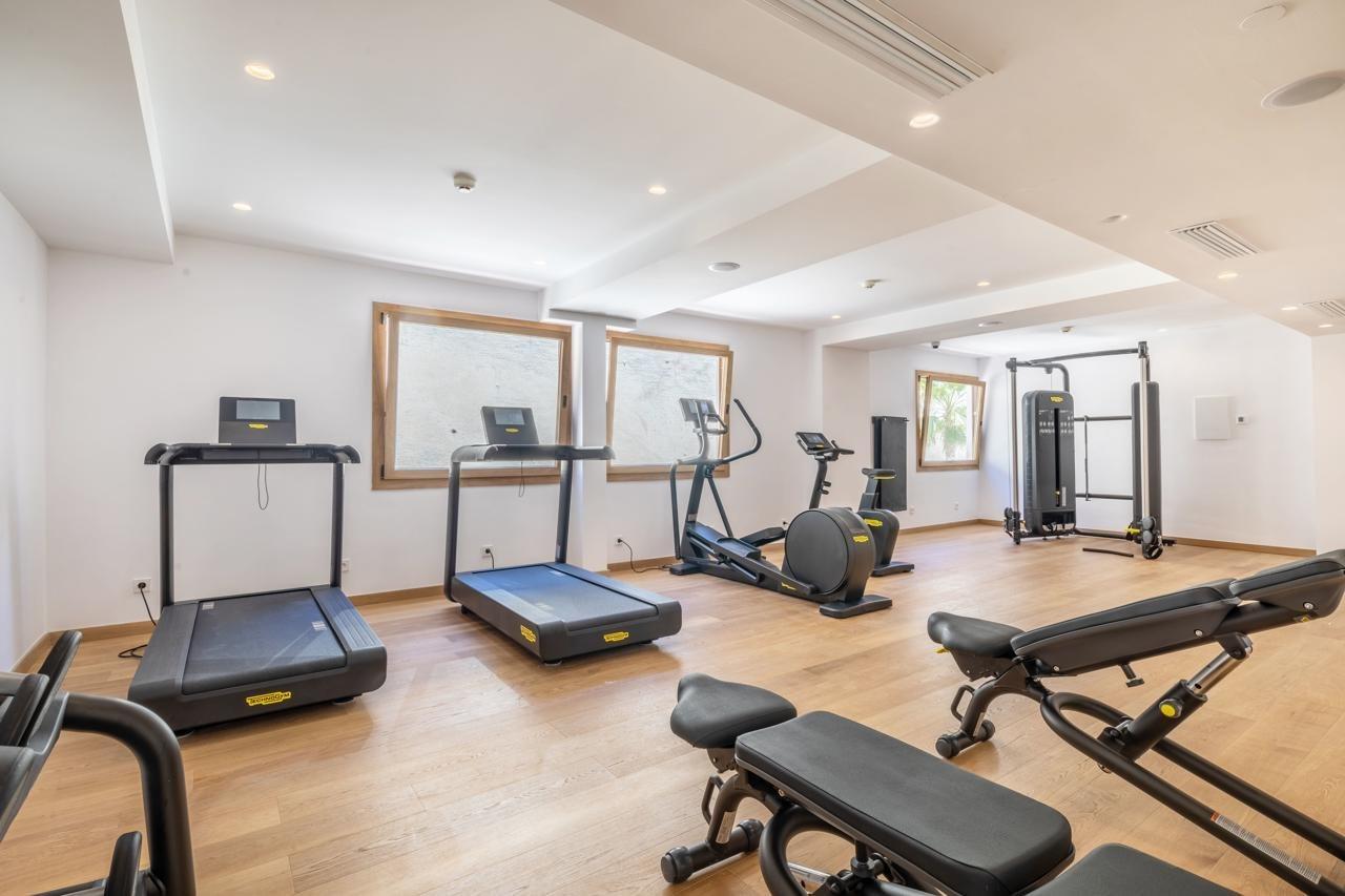 Grupotel Cala San Vicente Sant Joan De Labritja Esterno foto The gym at the hotel